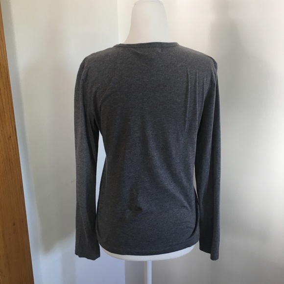 Ralph Lauren long sleeve tee heather gray small - Picture 3 of 7